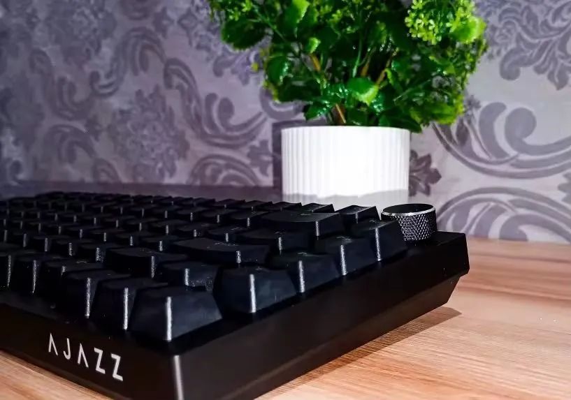 Teclado Mecânico AJAZZ AK820 75% com Fio, Hot-Swap e Knob - Foto 5