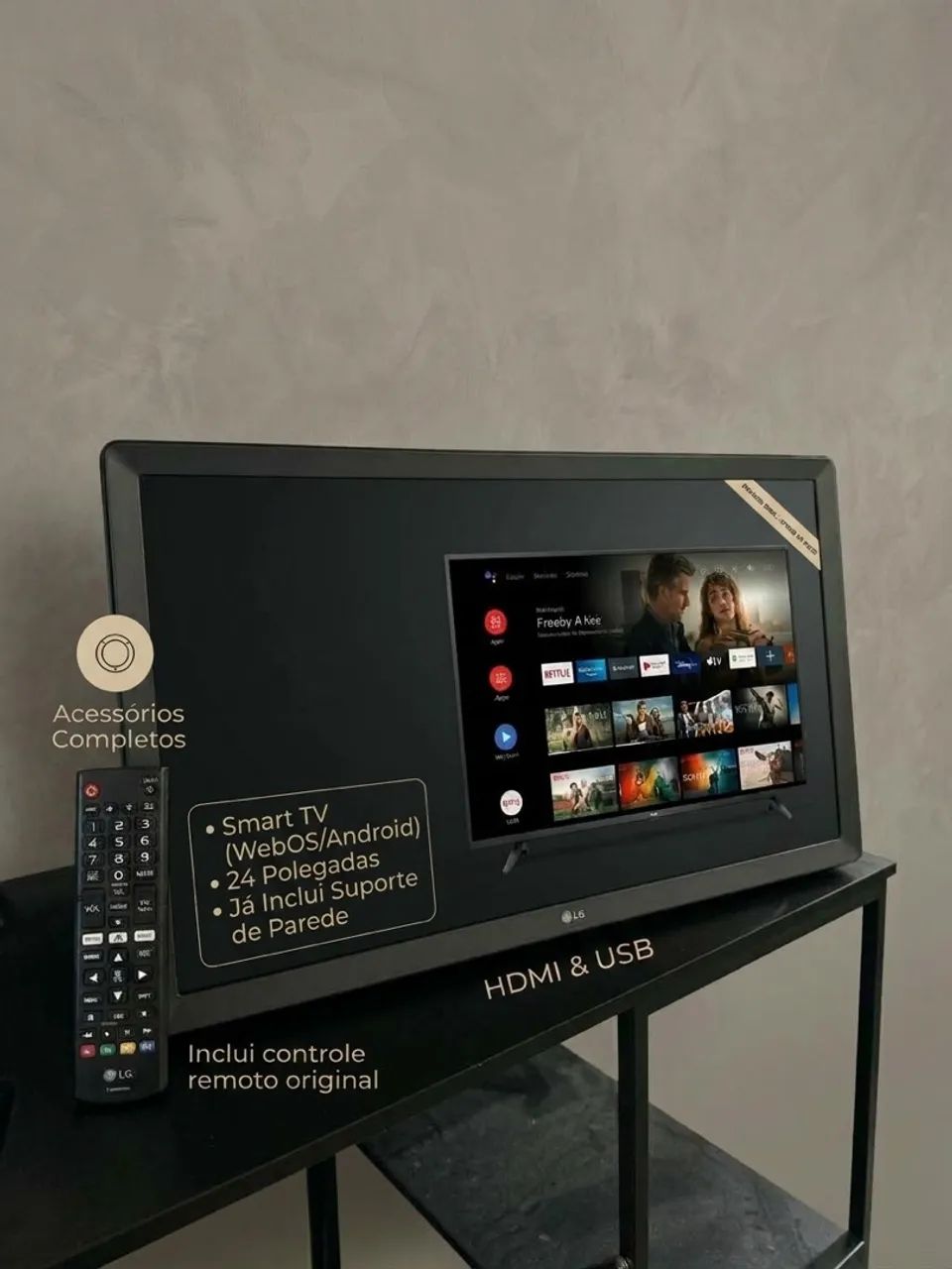Televisão LG SMART 24 polegadas 
