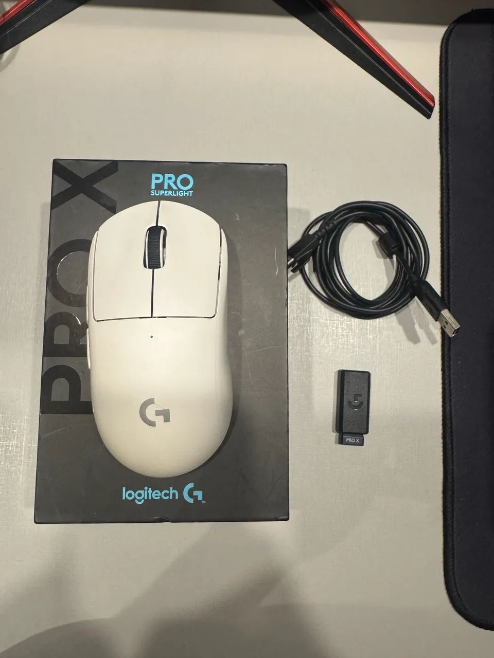 Mouse G pro Super-light Branco