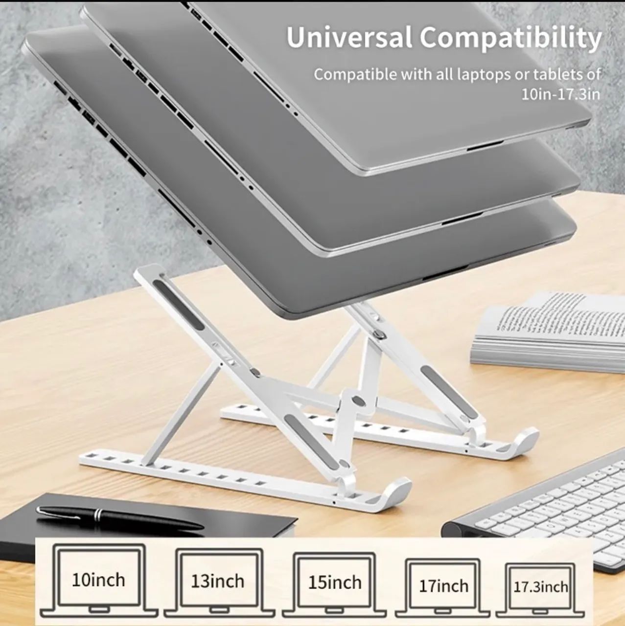 Suporte para notebook regulável semi novo  - Foto 2