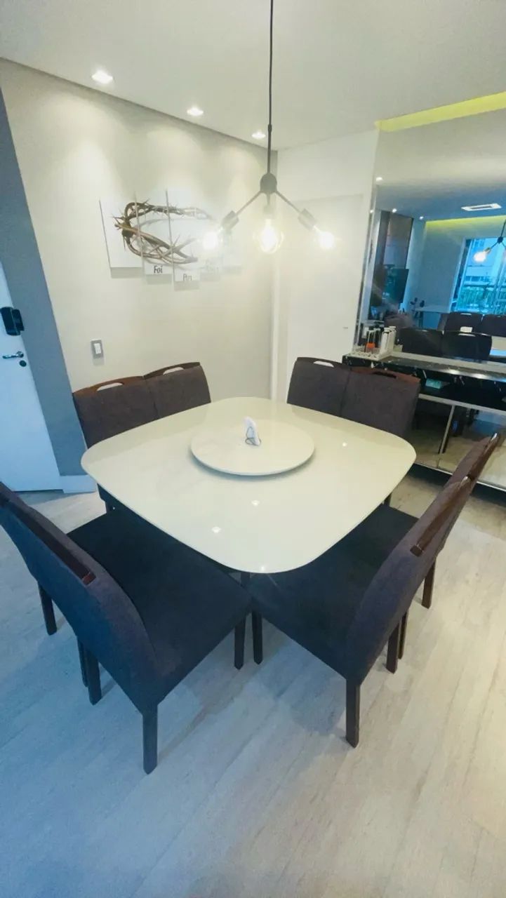 MESA DE JANTAR COM 8 CADEIRAS - Foto 2