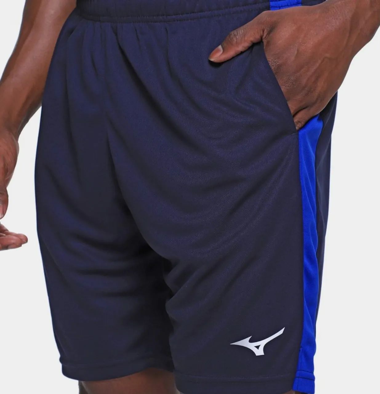 Bermuda Dri-fit da Mizuno azul escuro P, M e GG original - Foto 4
