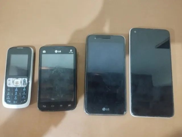 Vendo lote de celulares para retirada de peças 