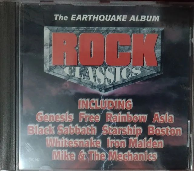  Cd de 1995 Importado "Rock Classics The Earthquake Album" - Reino Unido