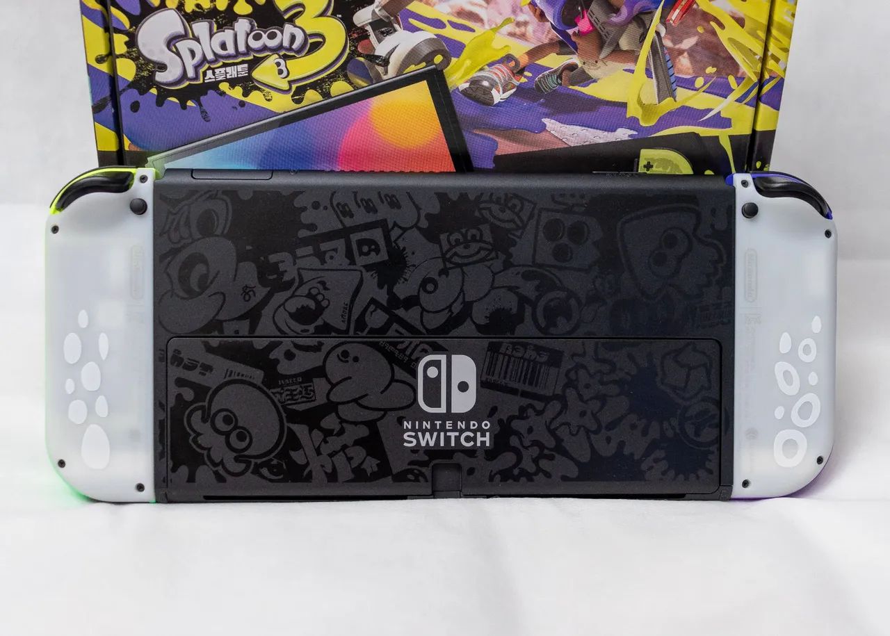 Nintendo Switch OLED Versão Splatoon 3 Desbloqueado - Foto 3