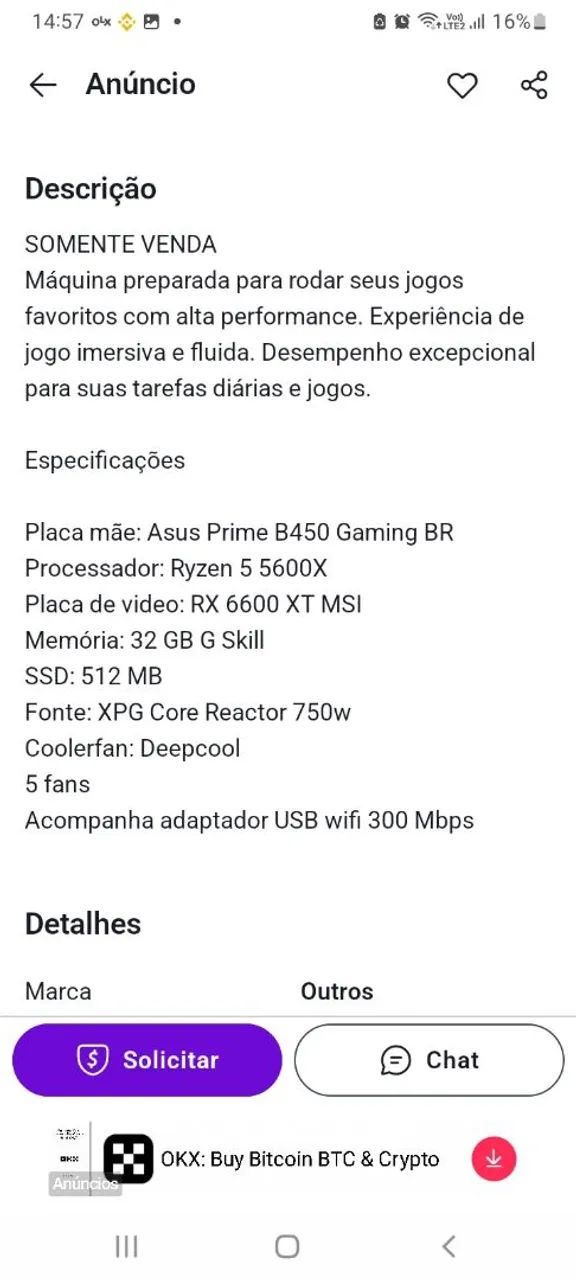 PC Gamer com RTX 4060 8GB! Intel i3, 16GB RAM Corsair, SSD NVMe, Fonte 500W Cougar - Foto 3