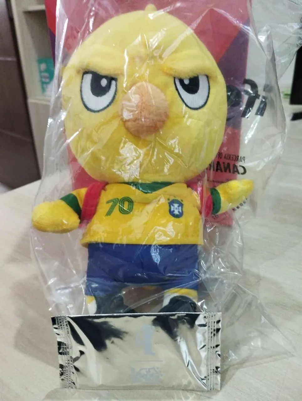 Canarinho Ifood Copa 70 com o Card