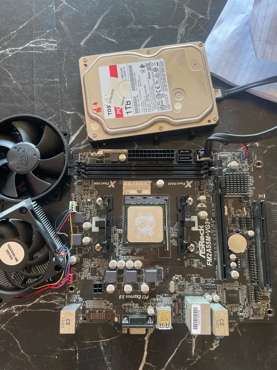 PLACA MÃE ASROCK FM2A55M-VG3+ - Foto 3
