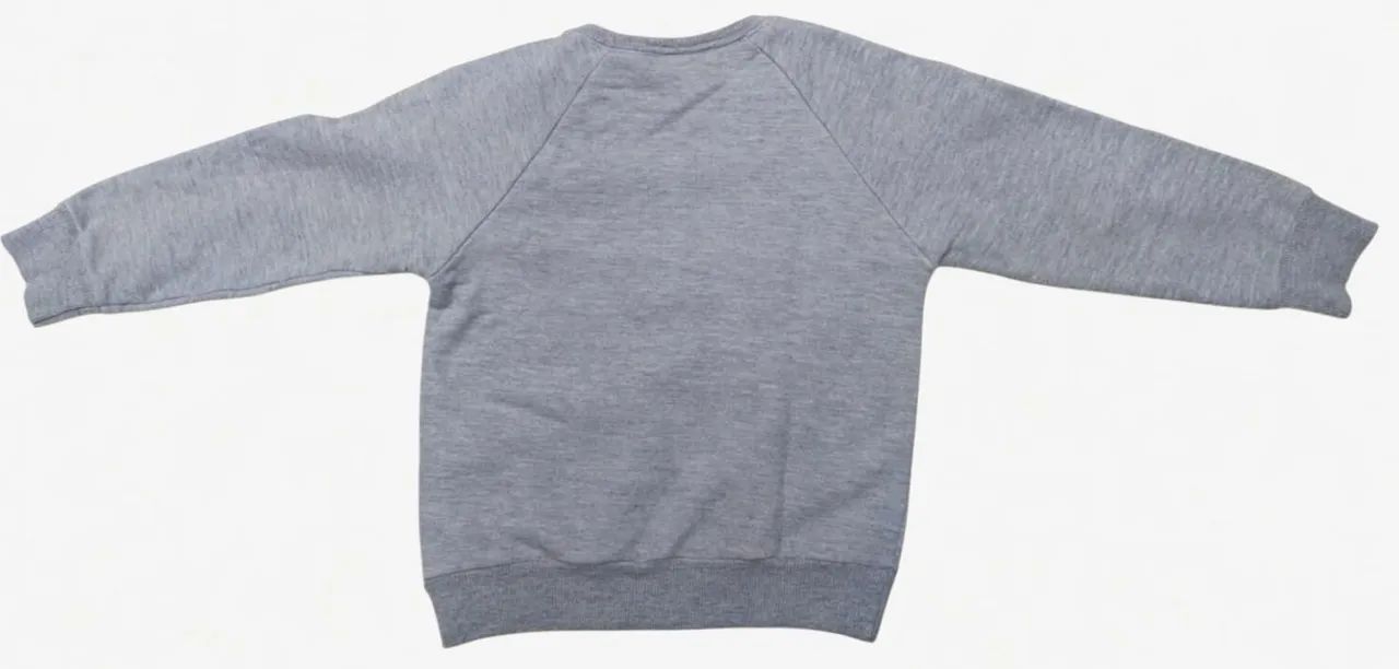 Blusa Moletom Infantil Milan "London" Cinza Mescla - Estampa Bandeira Reino Unido - Foto 3