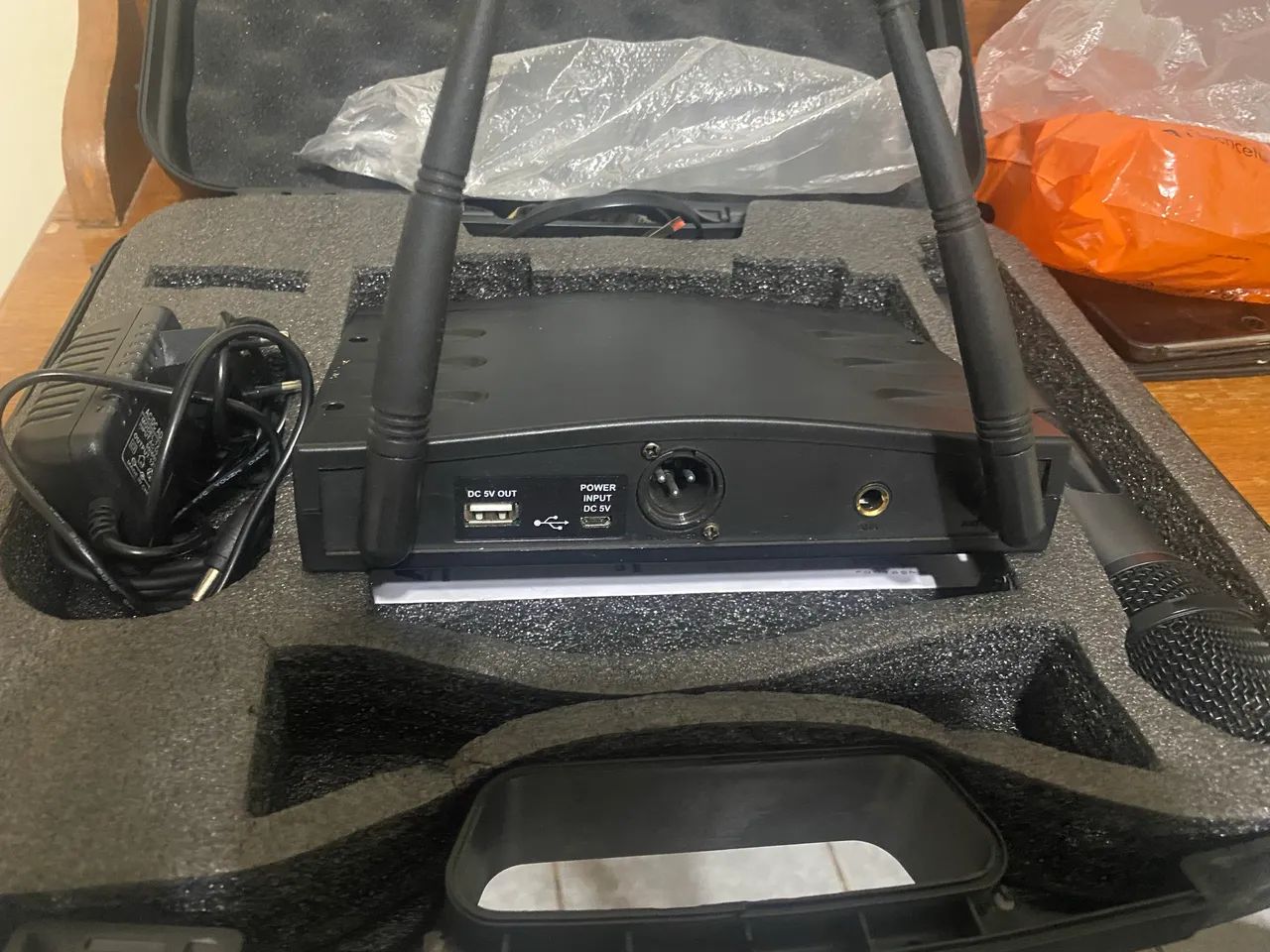 Microfone Sem Fio Karsect Krd200r Punho - Foto 4