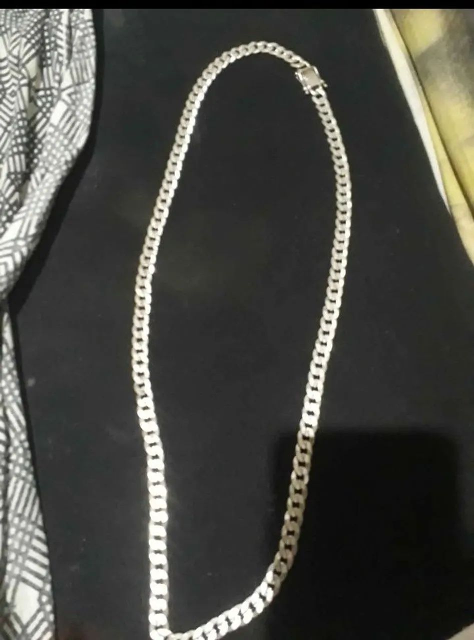 Corda de prata com atacador caixão  - Foto 2