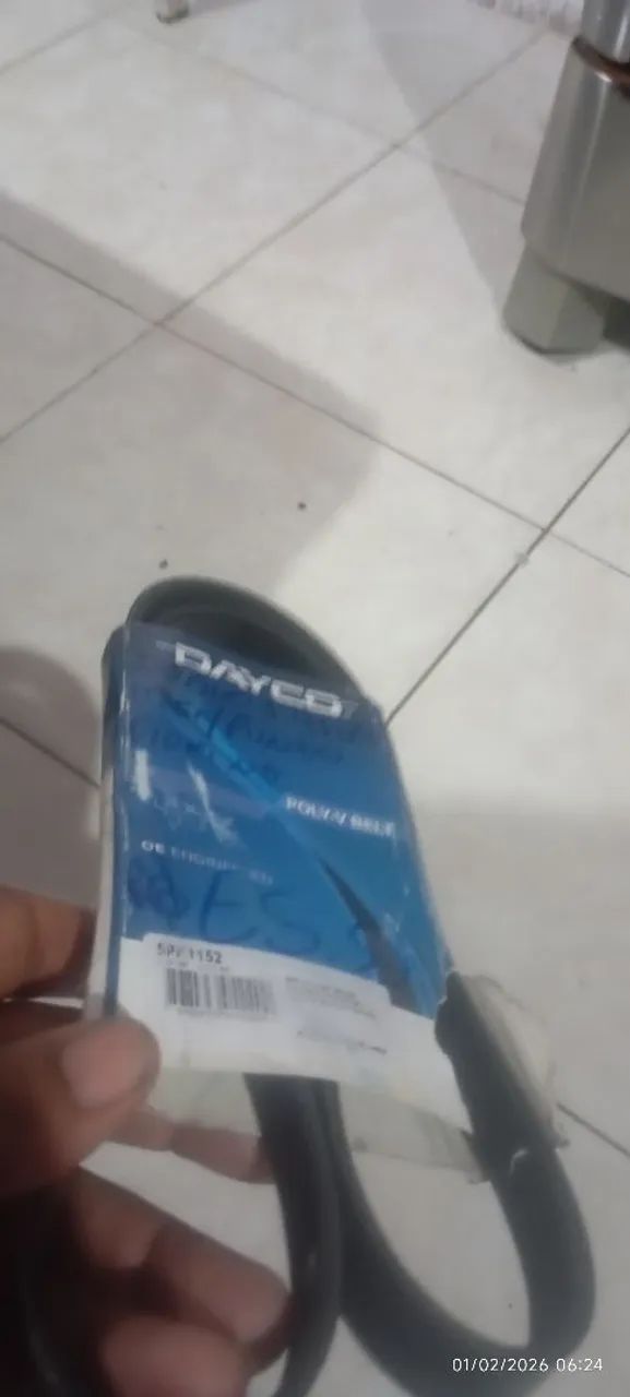 Correia do alternador da bamba e alternador 