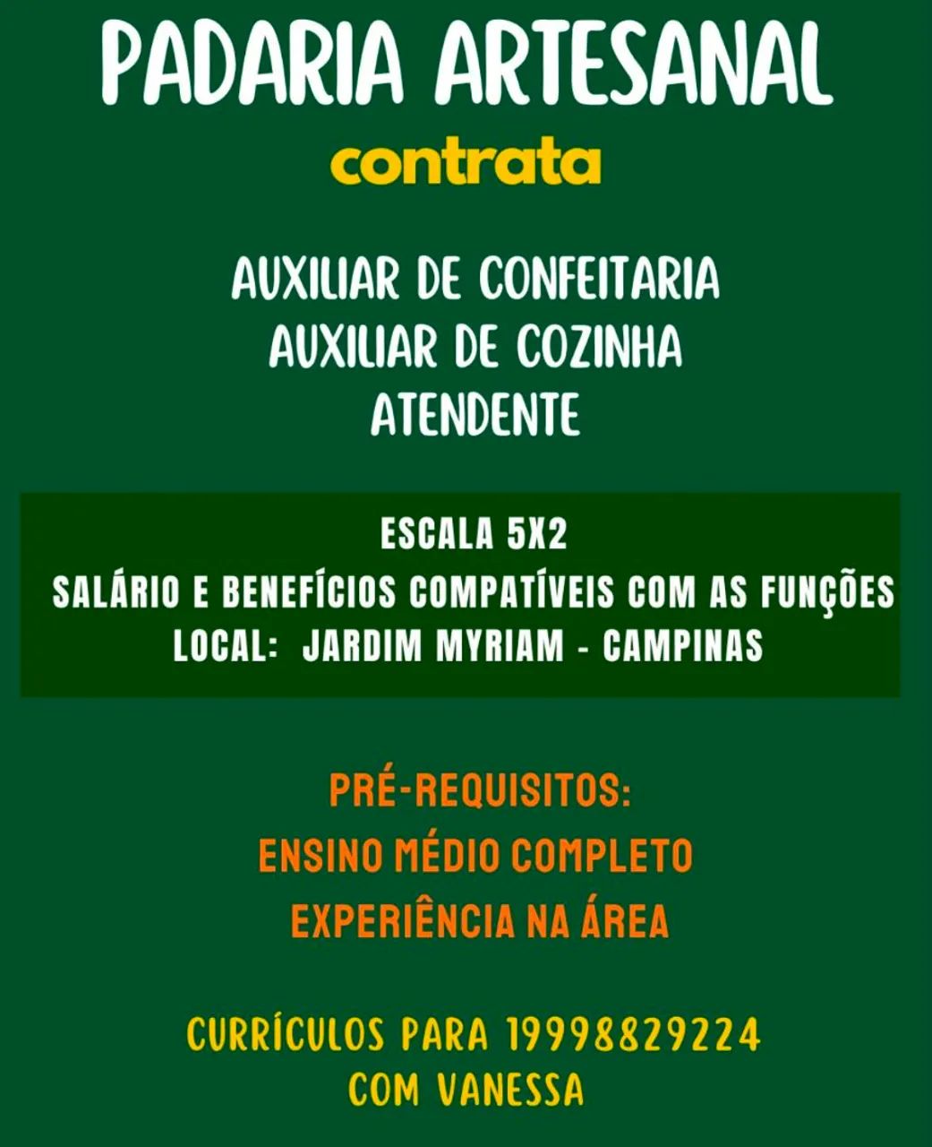 Padaria Artesanal Contrata 