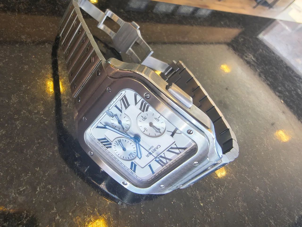 Relógio Cartier Santos Chronograph 