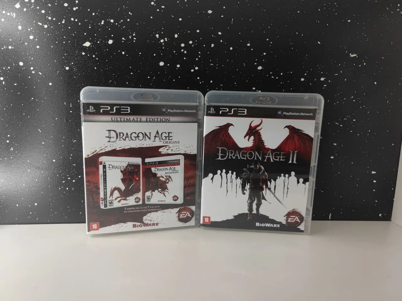 Jogos dragon age origins e 2 de ps3