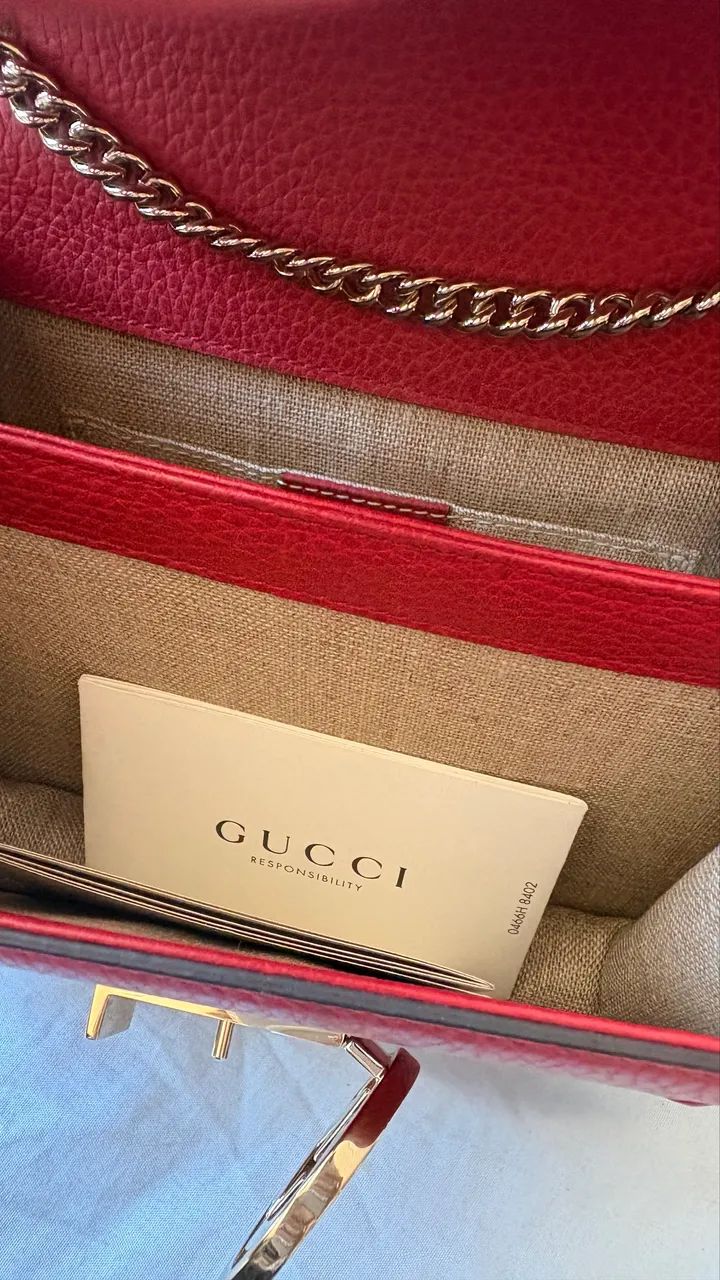 Bolsa Gucci Dollar Interlocking G Small - Foto 2