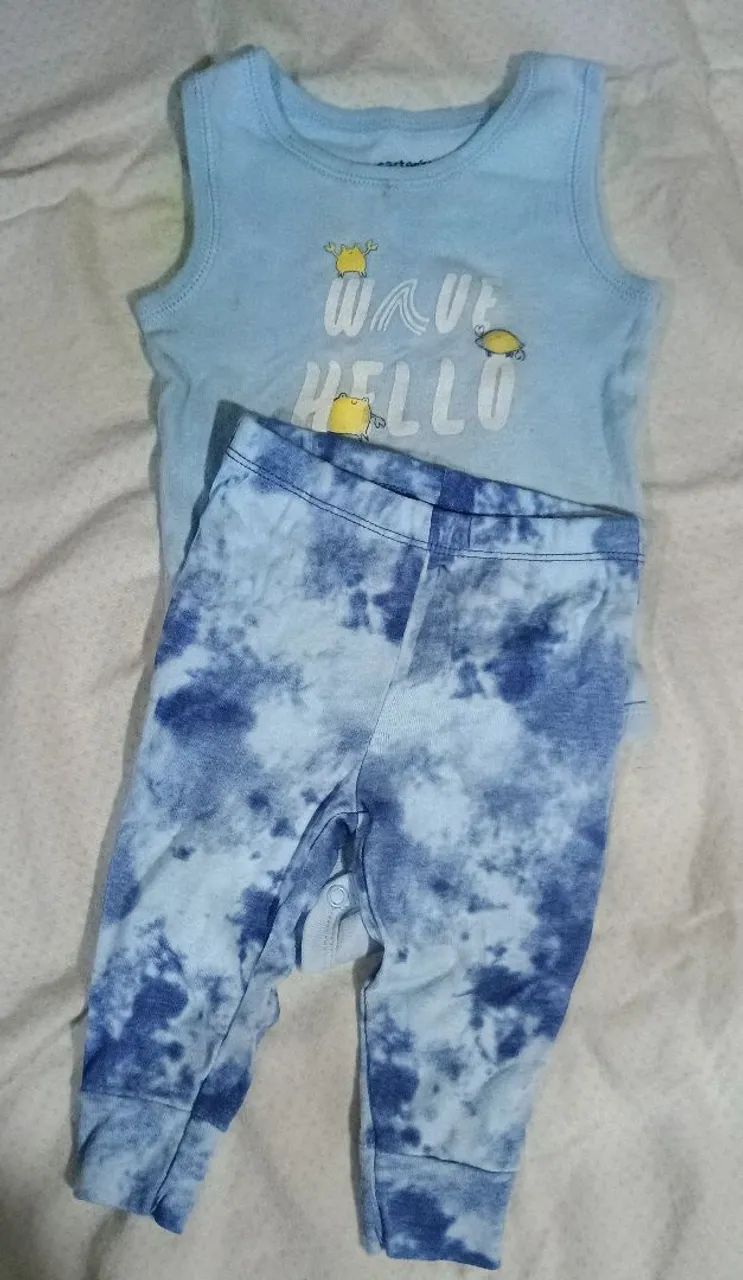 Conjunto Carter's original bebe 6M - Foto 2