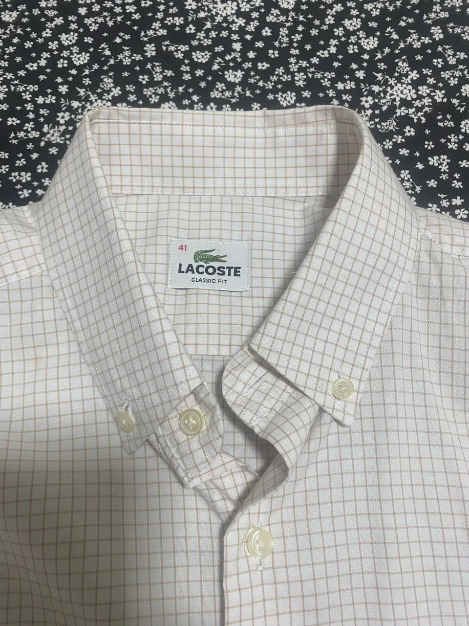 Vendo camisa Lacoste Manga comprida .