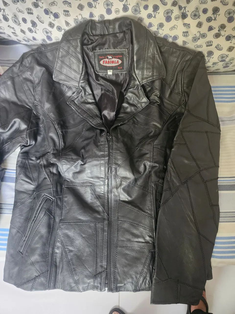 Jaqueta de couro legítimo  - Foto 2