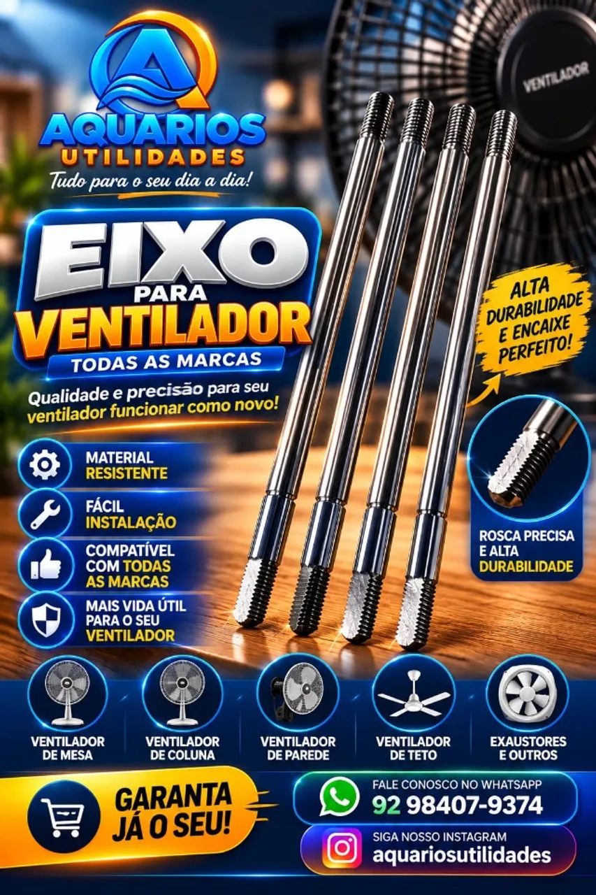 Bucha e Eixo de ventilador no atacado - Foto 2