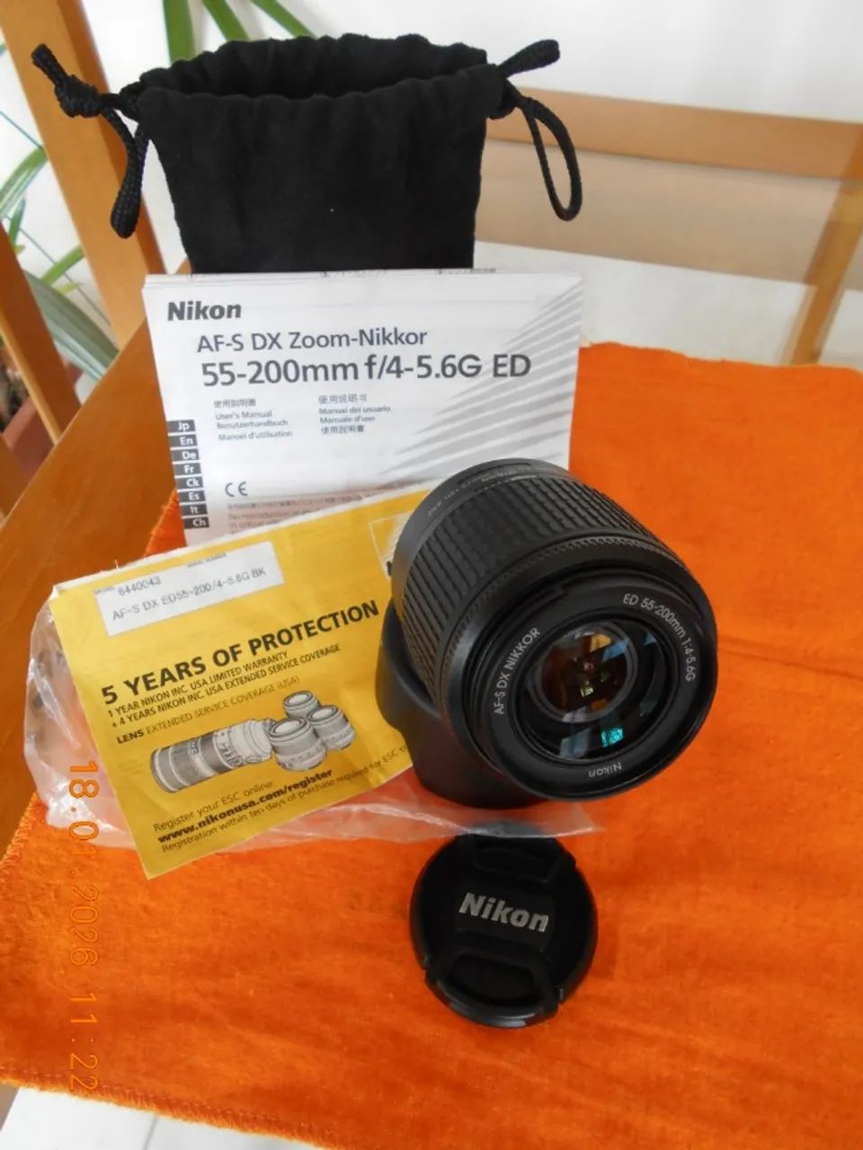 Objetiva Nikon 55-200 mm NOVA, sem uso! - Foto 2
