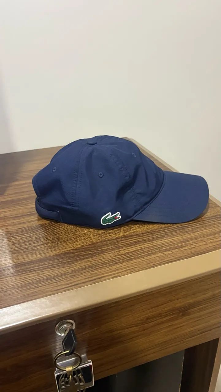 Boné Lacoste Sport azul marinho  - Foto 2