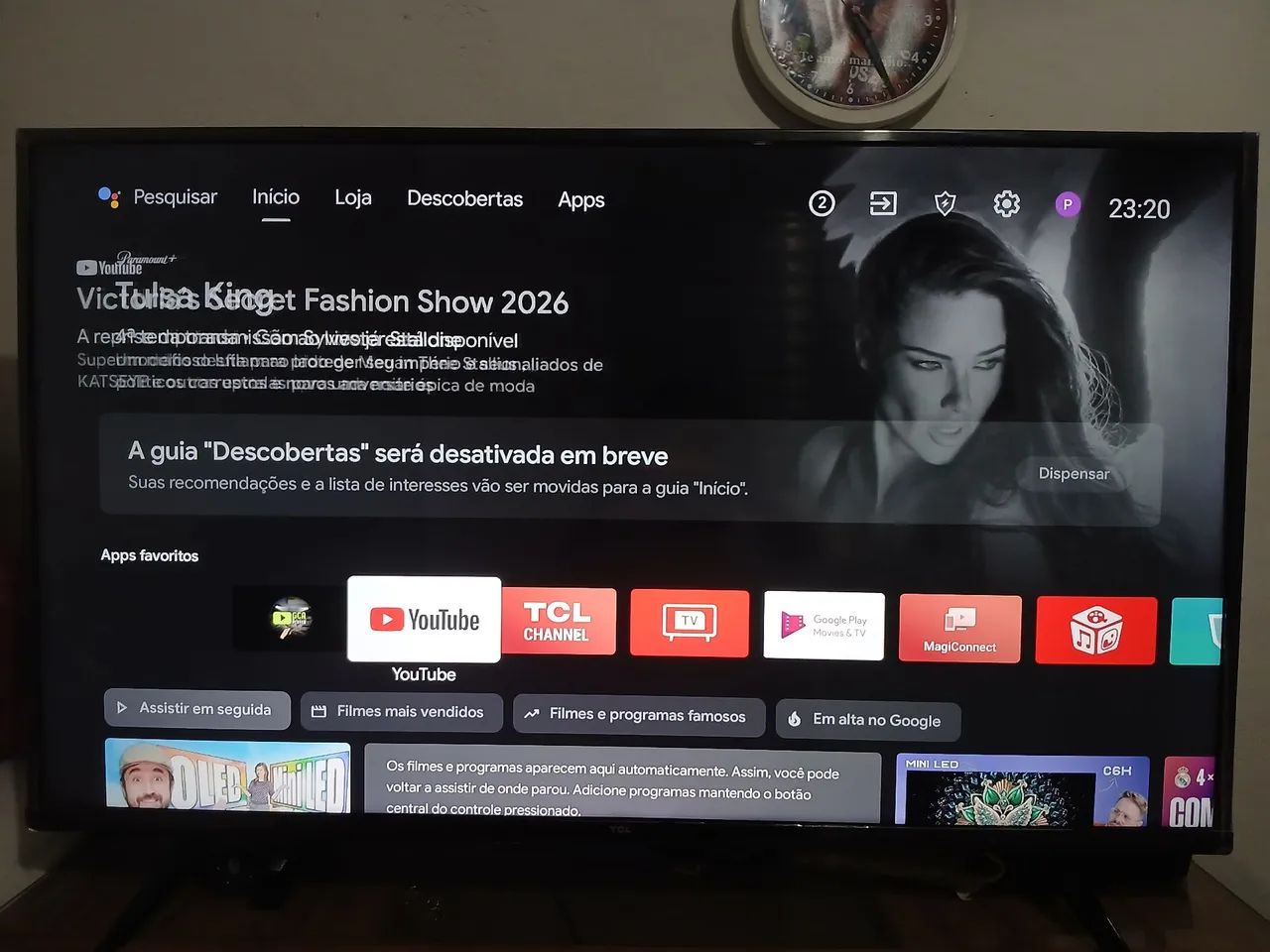 TV TCL 4K LED 43 POLEGADAS