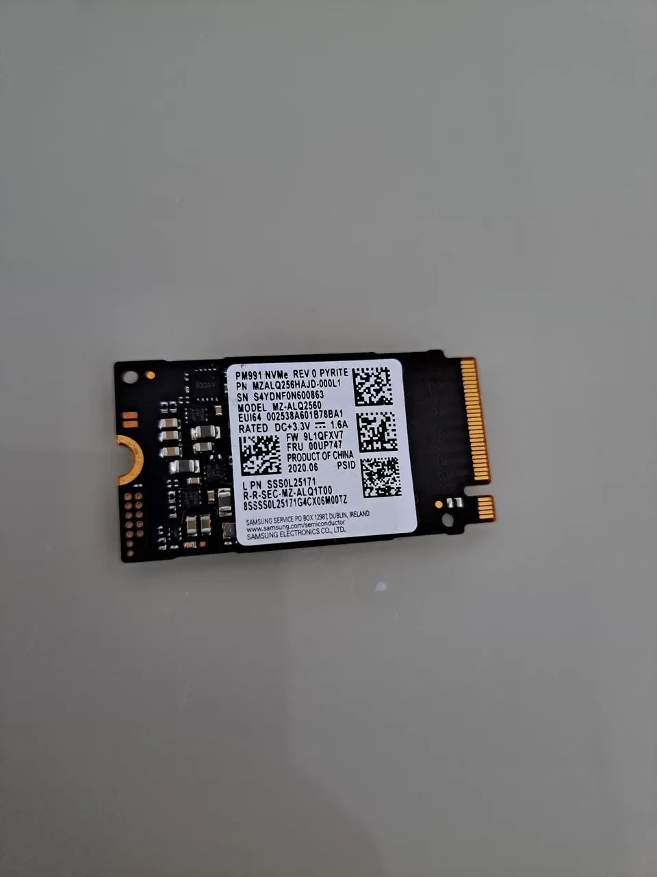 SSD MVMe 256GB