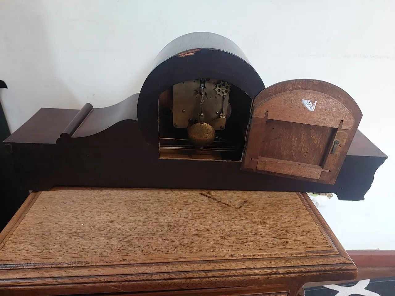 Relógio de mesa de corta antigo - Foto 4