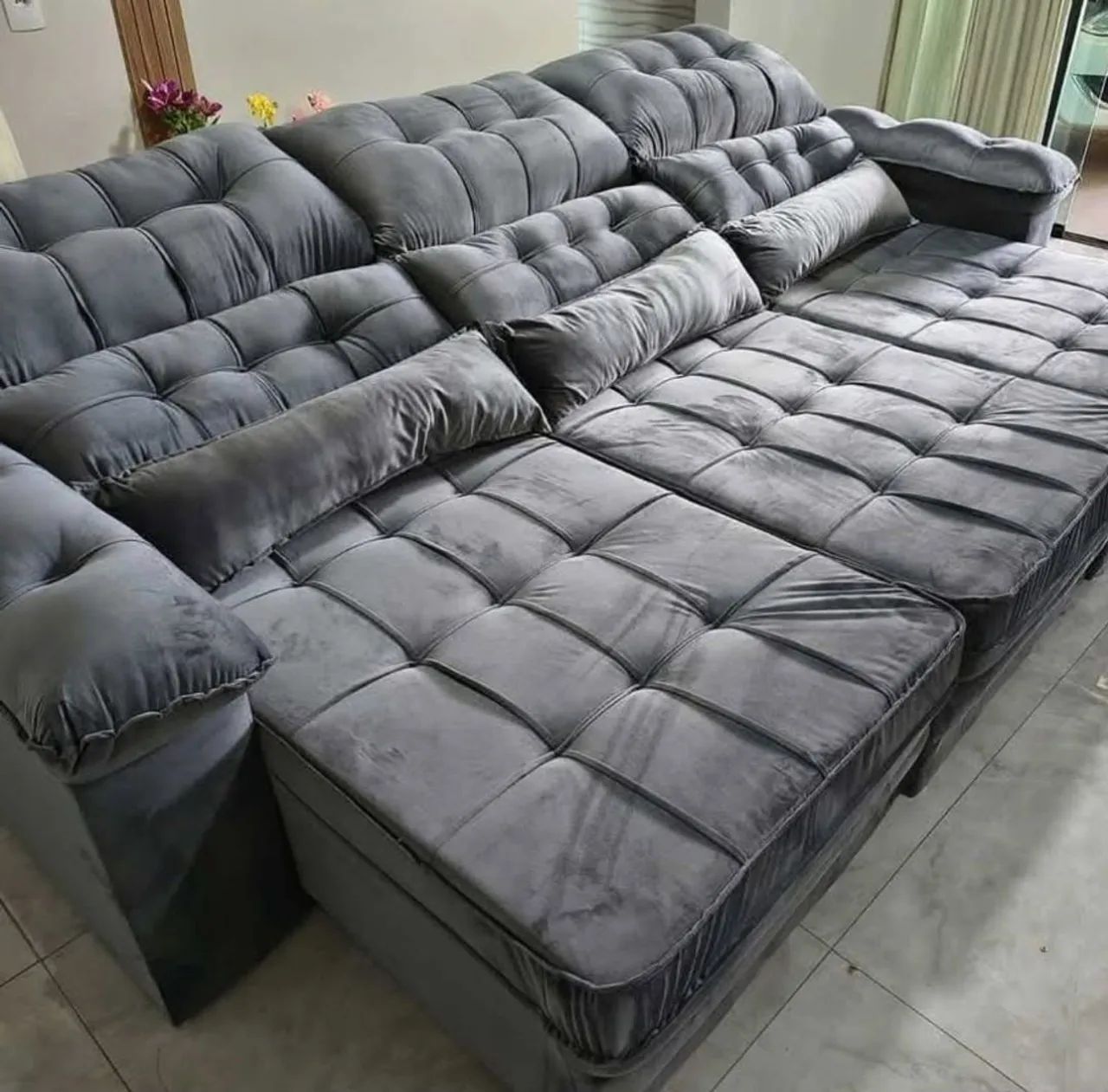 Sofá retrátil reclinável 2,90 Sophia 