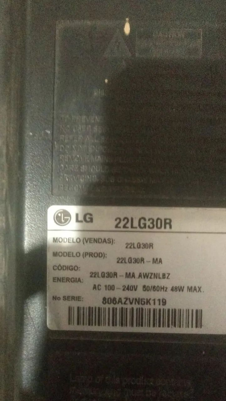 Televisão LG 29 polegadas com suporte para parede  - Foto 3