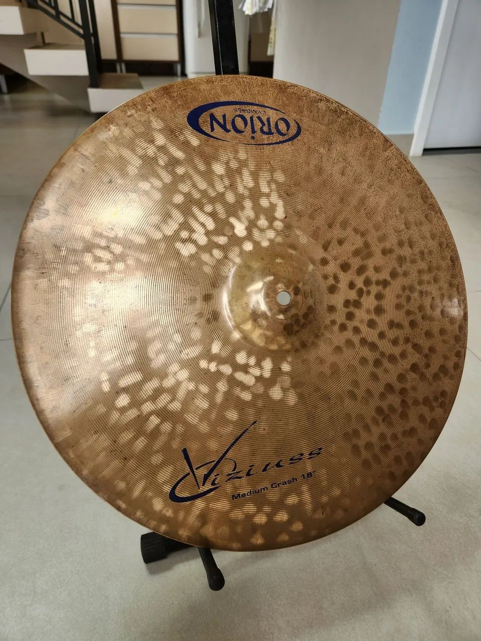 Crash 18 e Ride 20 Orion Viziuss ( ñ zildjian sabian paiste