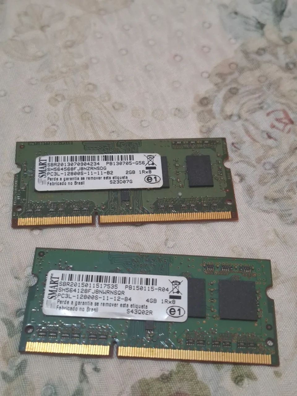 Memória ram 6gb (DDR3) notebook