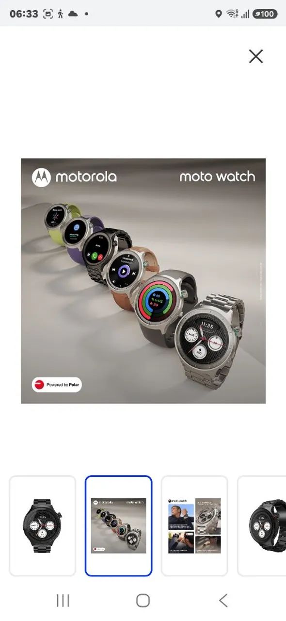 Smartwatch Motorola Moto Watch Powered by Polar - Foto 6