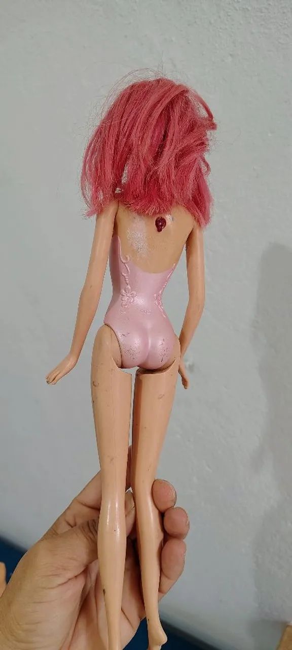 Boneca Barbie fada rosa  - Foto 5