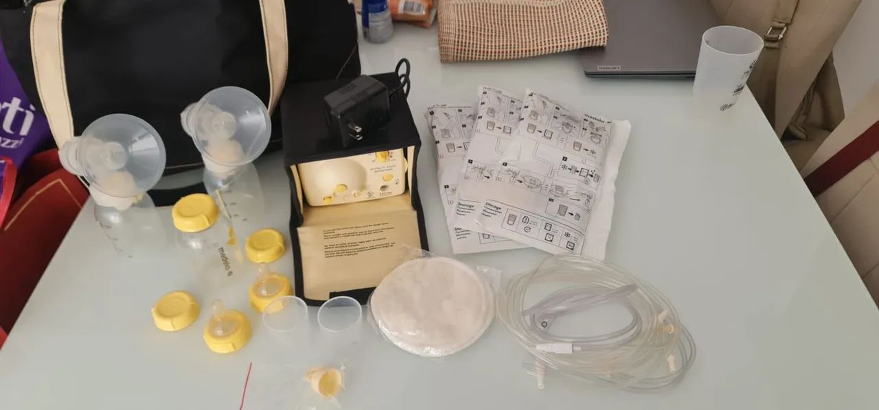 Bomba extratora de leite  MEDELA Dupla - Foto 4