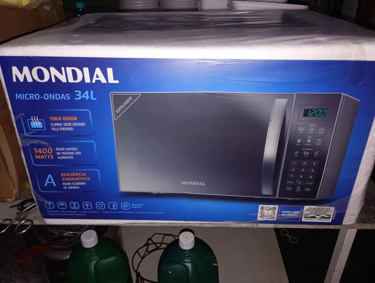 Microondas novo 34lts - Foto 2