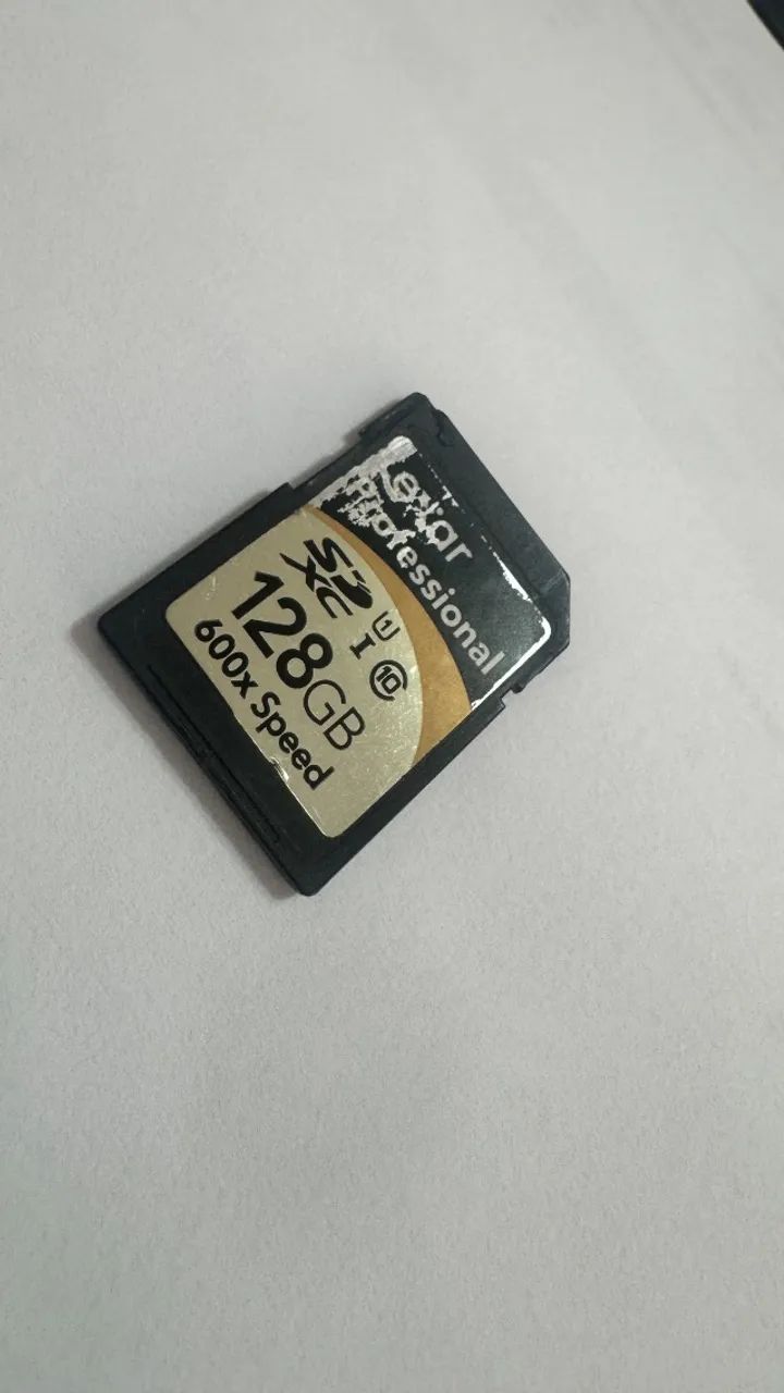 Cartão de Memoria Lexar professional 128GB SDxc 600xSpeed Class 10 perfeito - Foto 2
