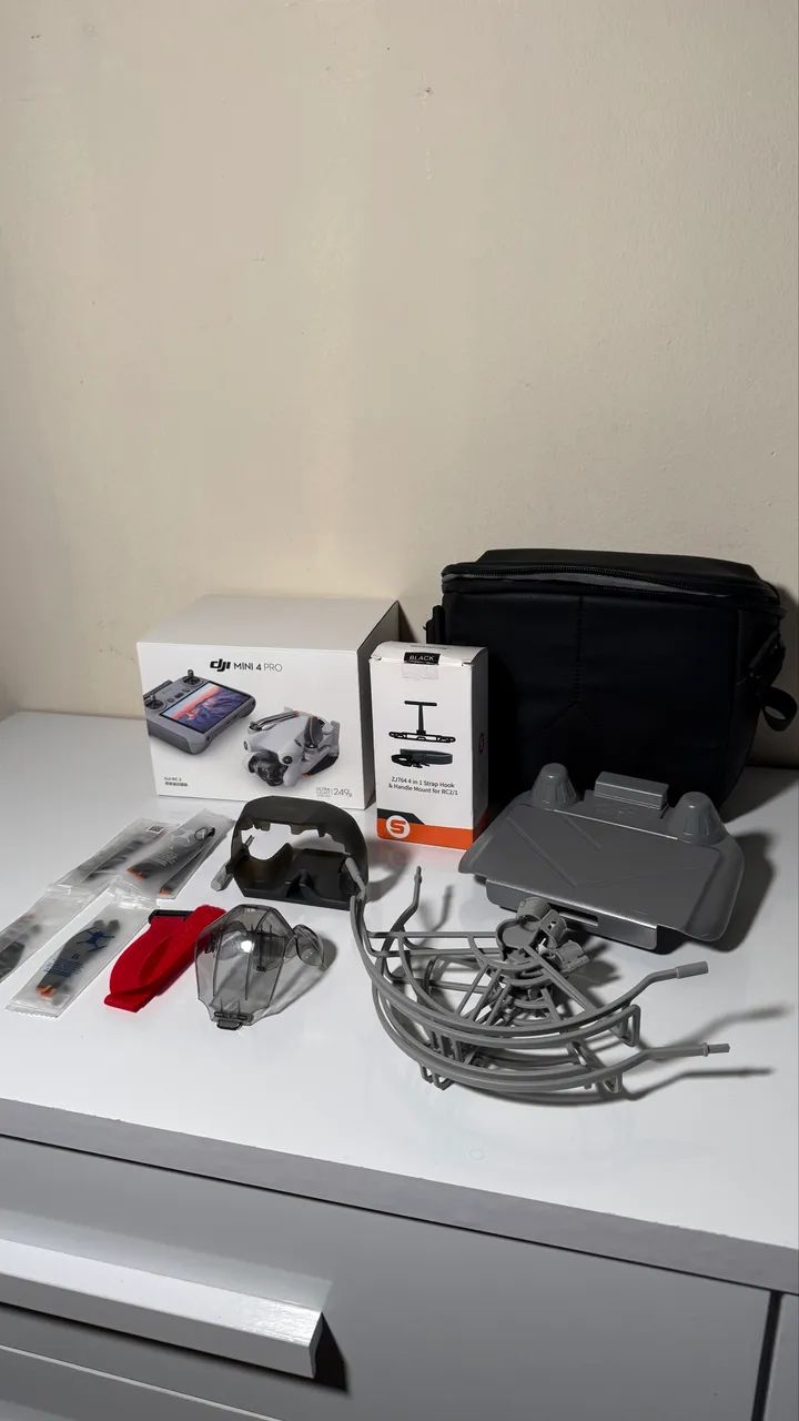 Drone DJI Mini 4 Pro controle com Tela e Anatel - Foto 3