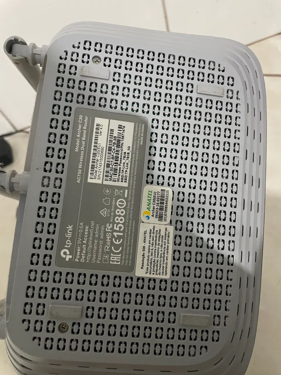 Roteador Wireless Tp-link Archer C20 733mbps 3 Antenas 4 Portas Dual Band - Foto 3