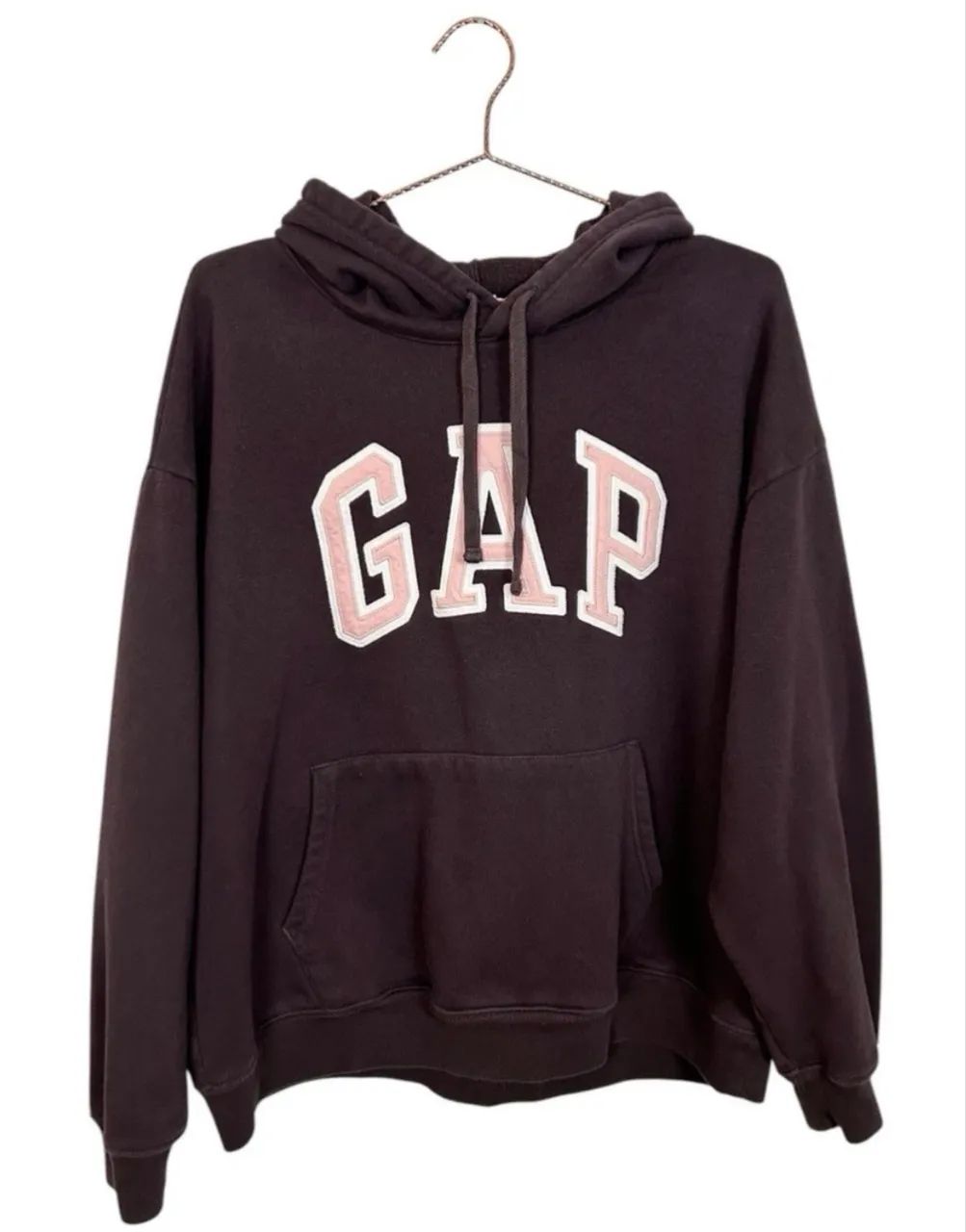 Moletom GAP feminino marrom com capuz ( NOVO )