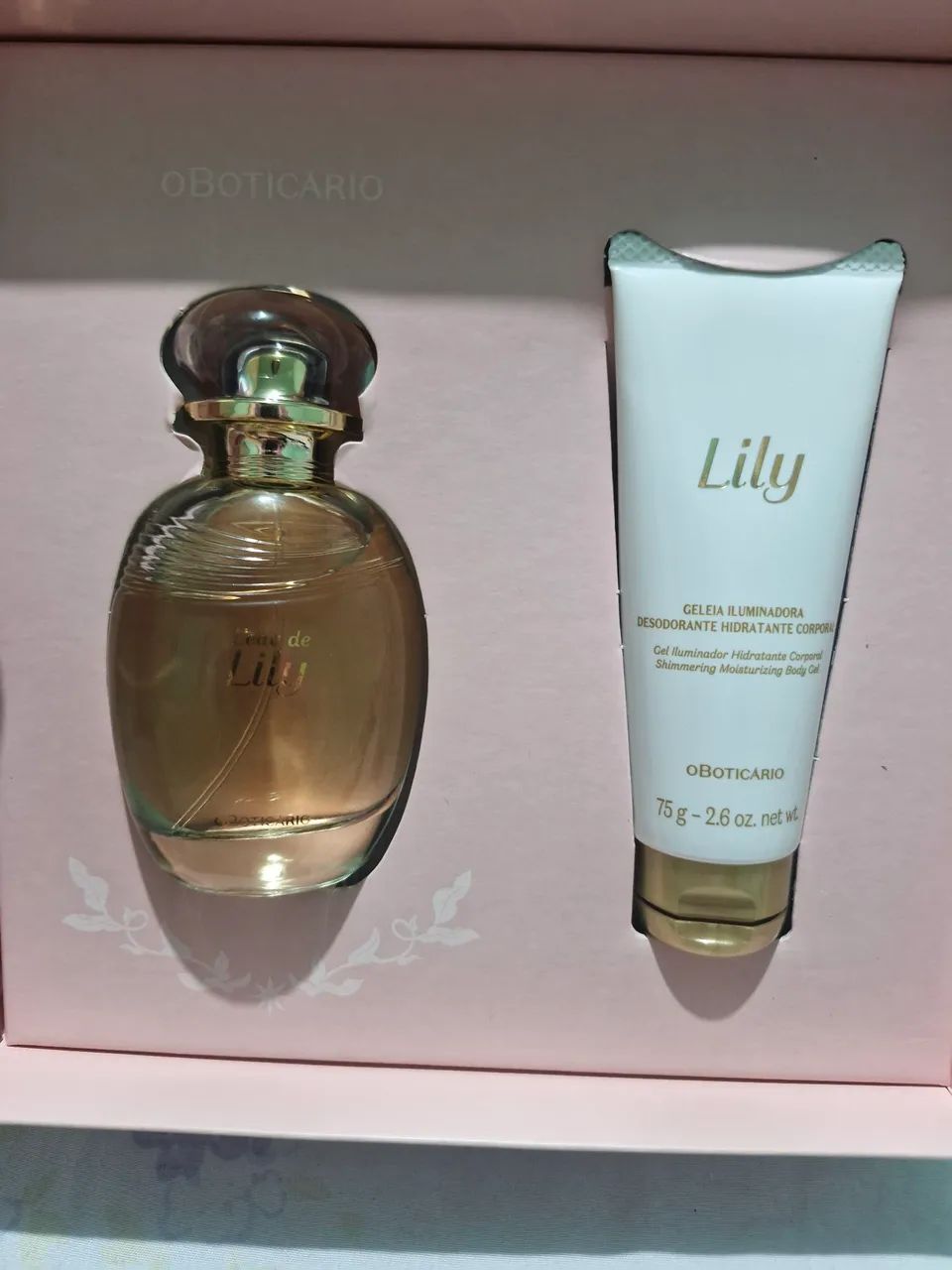 Kit l'eau de lily o Boticário 