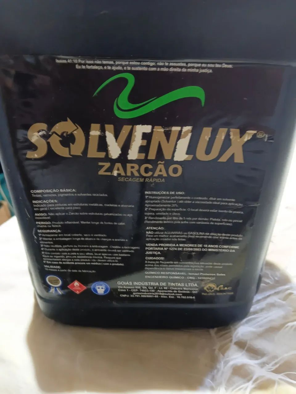 5 litros de zarcao, so tirei 250 ml - Foto 4
