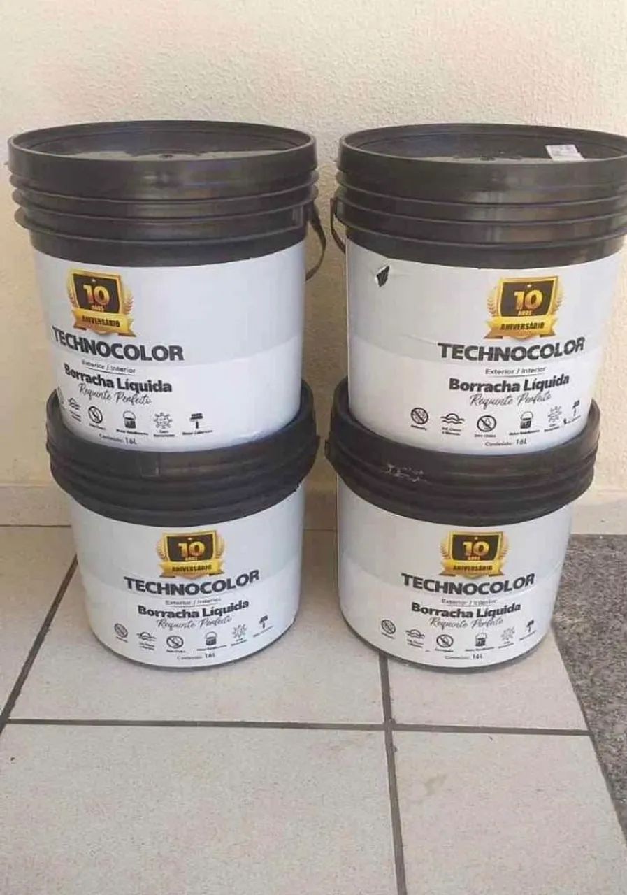 Tinta emborrachada só $$ 250 reais branca e cinza 