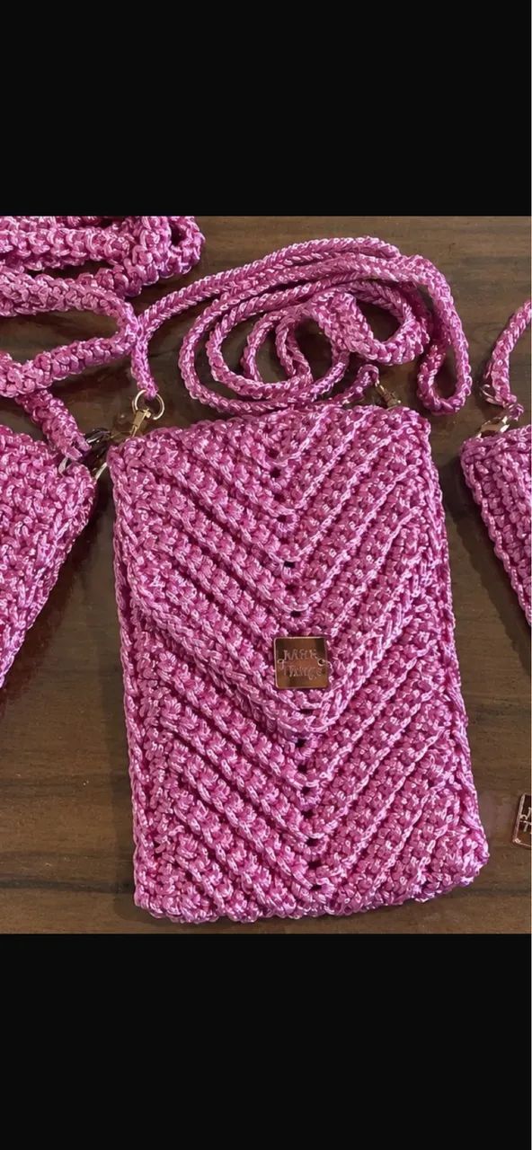 Bolsa de crochê Basic Chic - Foto 2