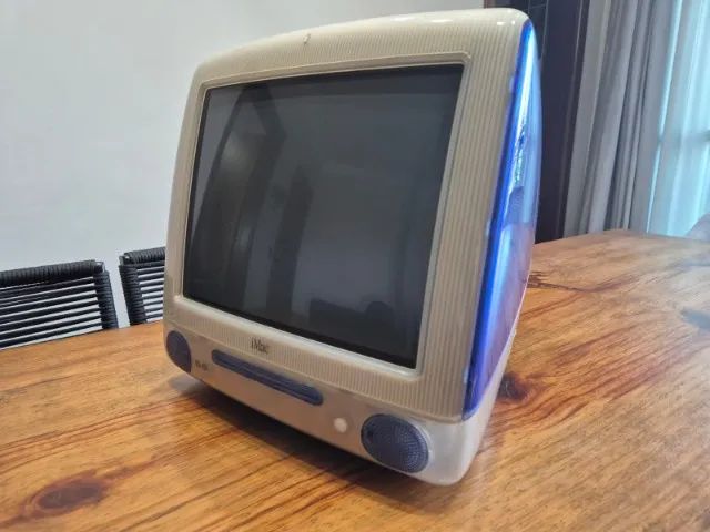 iMac G3 Azul - Clássico Apple em funcionamento - Computadores e
