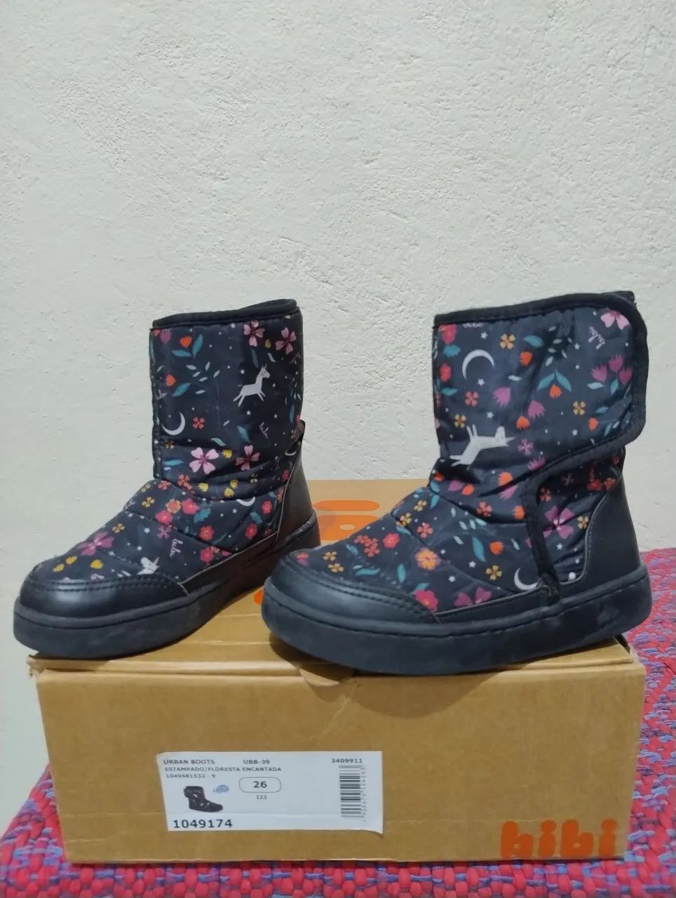 Bota infantil Bibi Urban Boots Floresta Encantada 