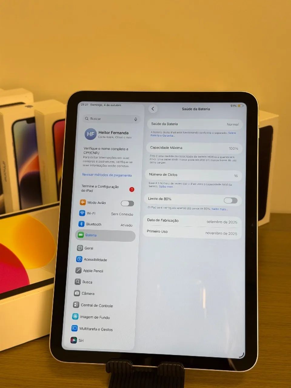 Ipad 11 128 gb - igual novo - Foto 2