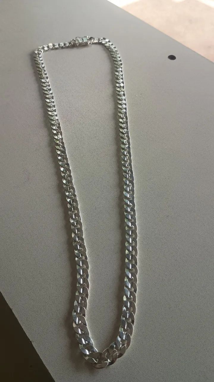 Cordão de prata 950,cm 70cm, peso 57.2 gramas  - Foto 3