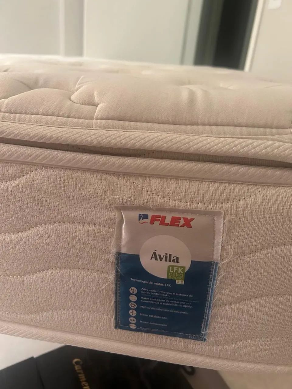 Colchão Box solteiro Flex avila lfk extra support 22 - Foto 4